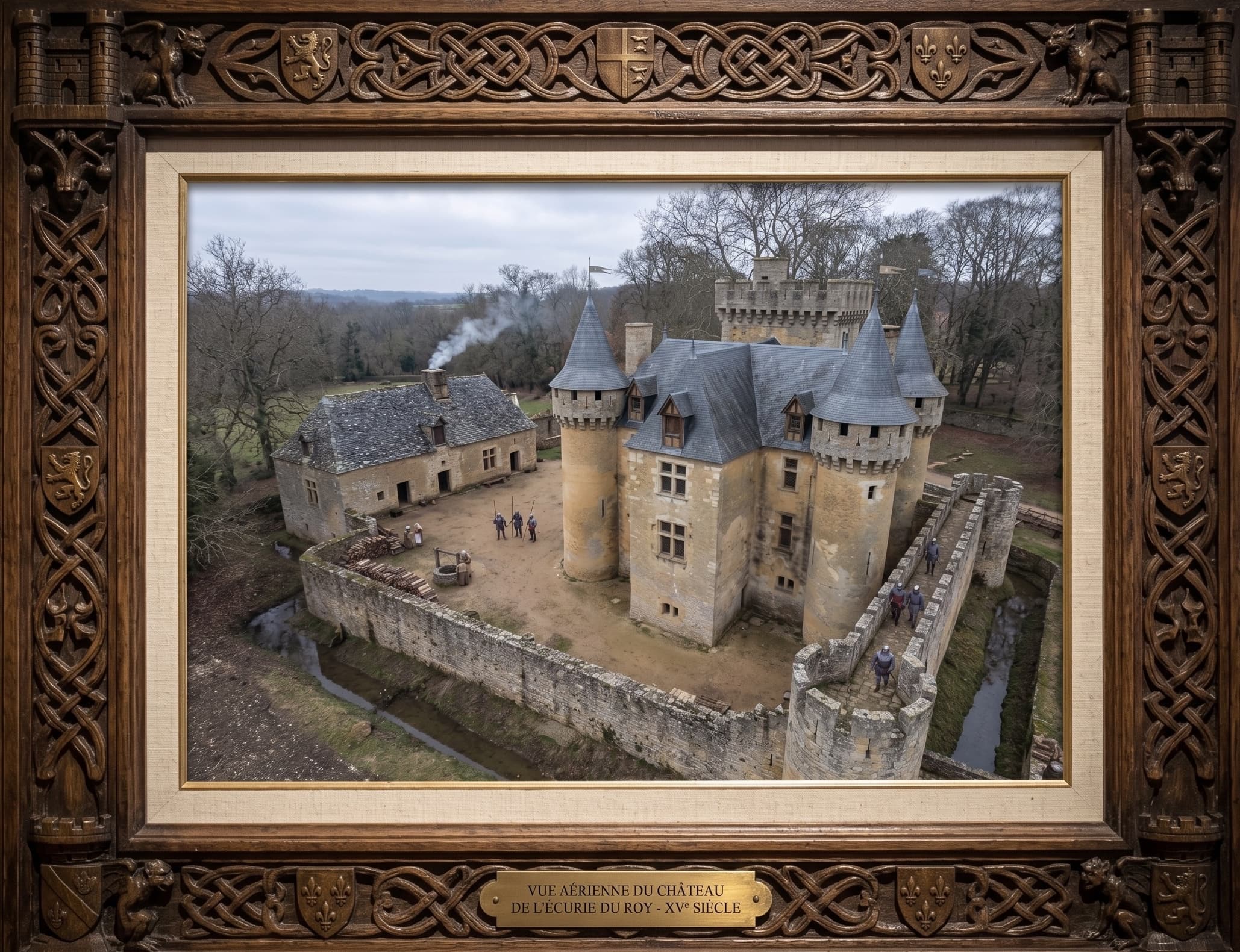 Le manoir fortifié de la Goupillère au Moyen Âge